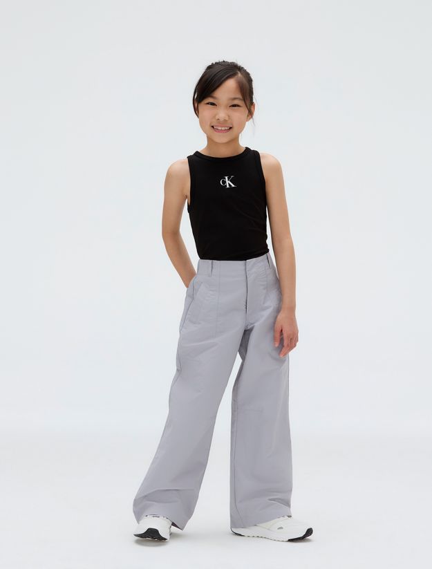 Wide Parachute Trousers