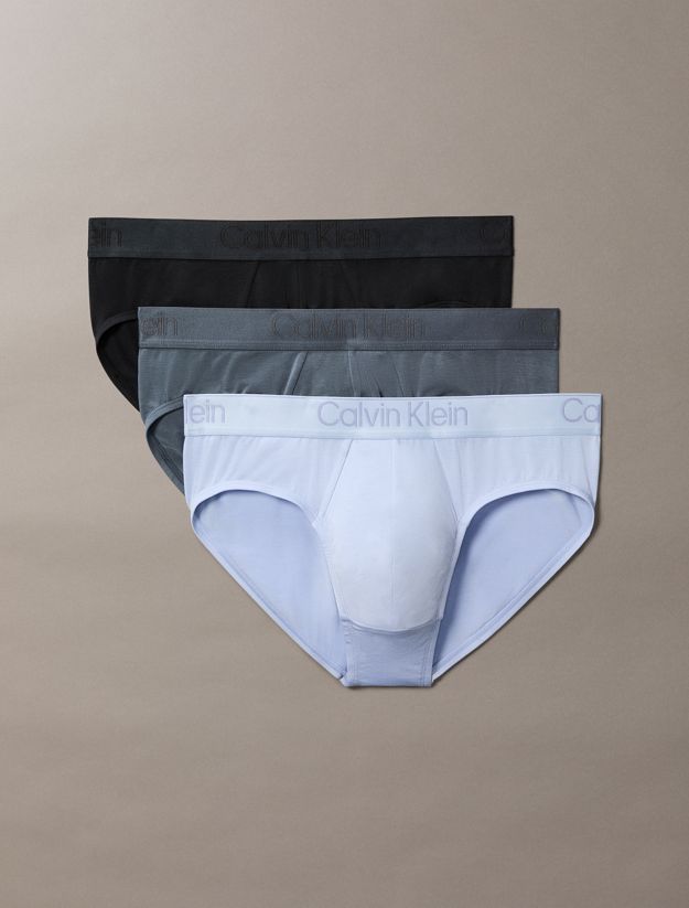 3 Pack Hip Briefs - CK Black