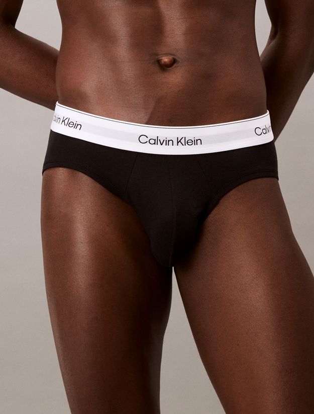 3 Pack Hip Briefs - Icon Cotton Stretch