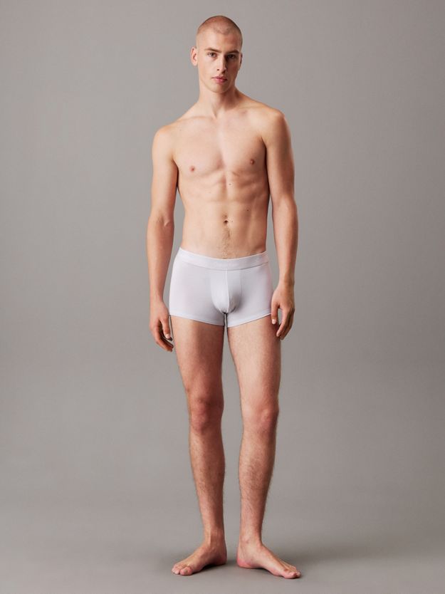 3 Pack Low Rise Trunks - Icon Cotton Stretch