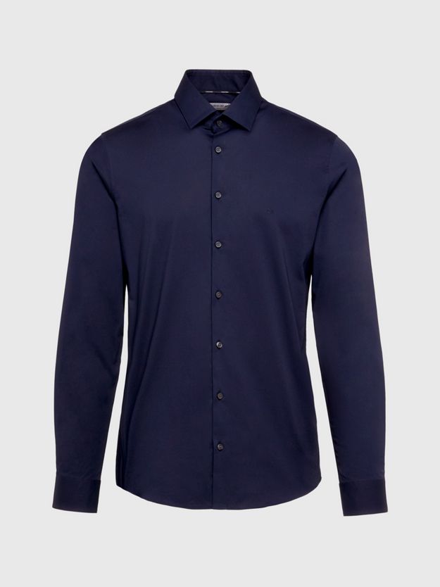 Slim Poplin Dress Shirt