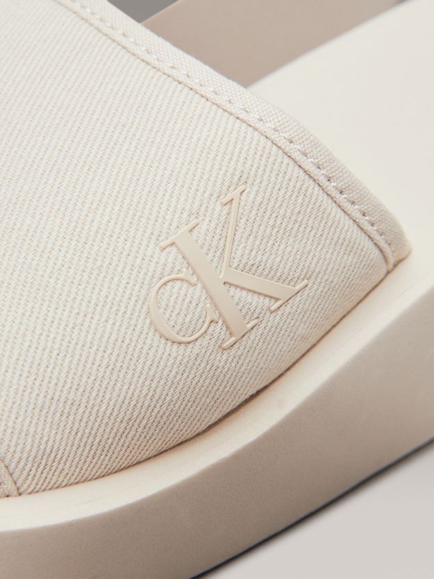 Canvas Platform Wedge Sliders