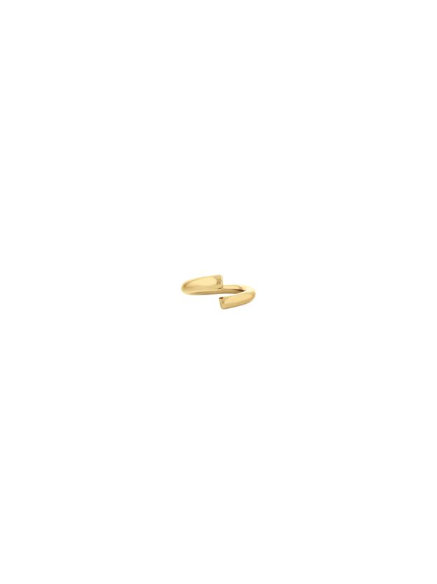Gold Plated Steel Spiral Ring