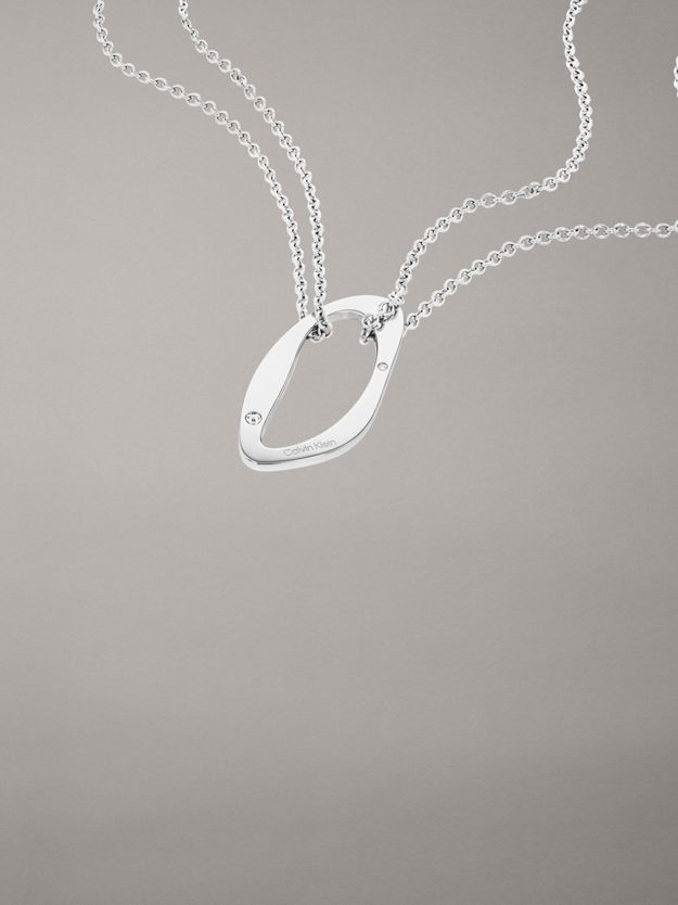 Organic Shape Pendant Necklace