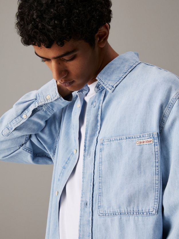 Cotton Linen Denim Shirt