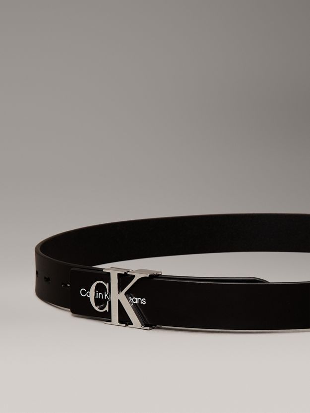 Leather Logo Belt