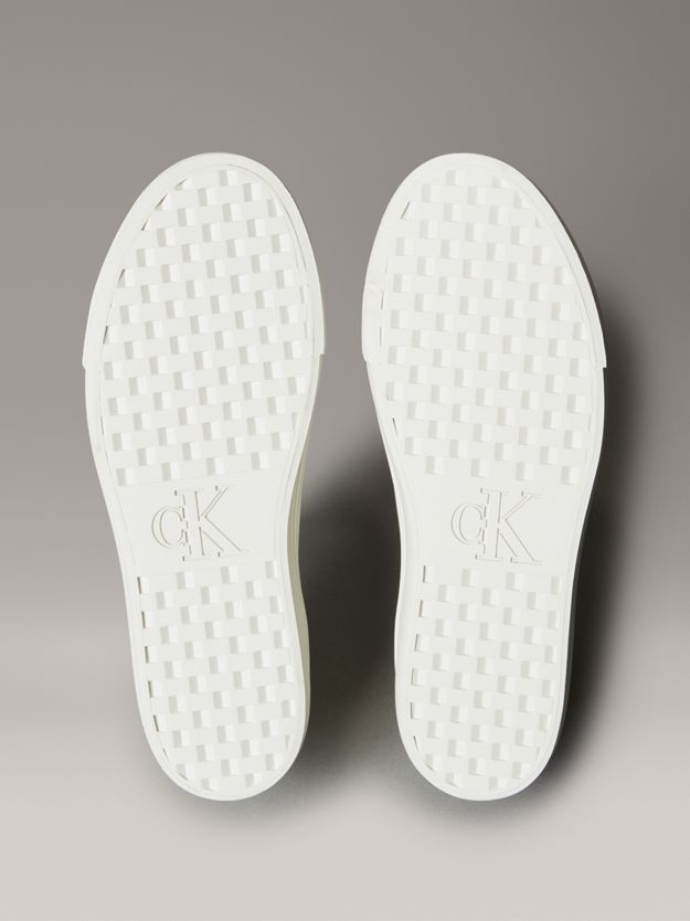 Leather Comfort Platform Trainers