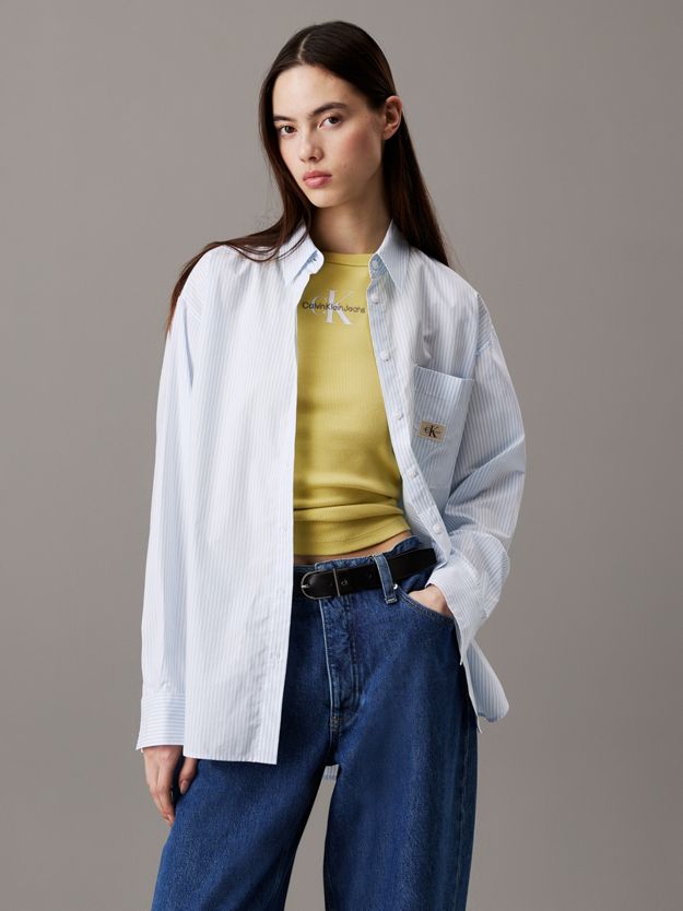 Relaxed Cotton Poplin Shirt