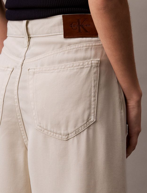 Relaxed Denim Bermuda Shorts