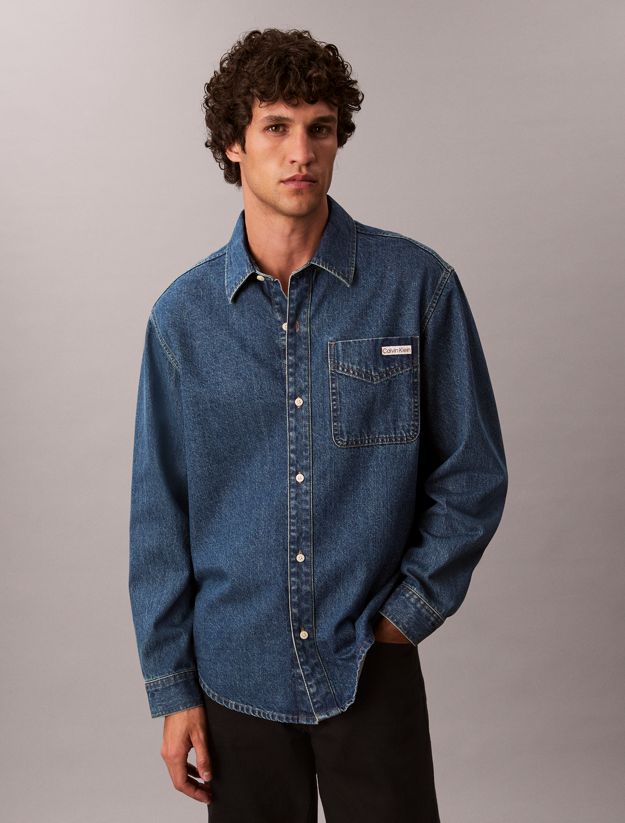 Denim Classic Button-Down Shirt