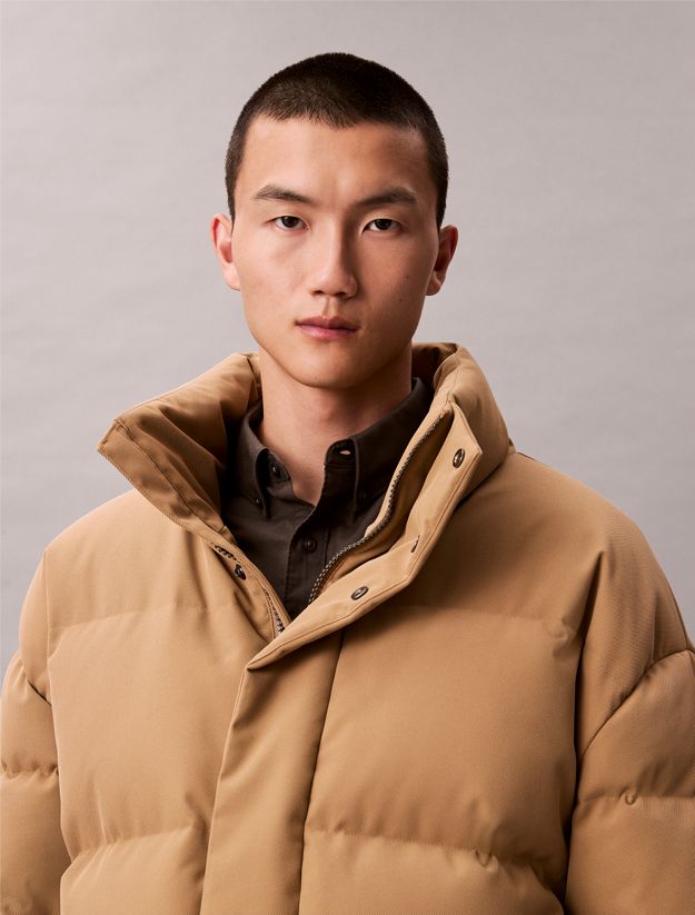 Relaxed Long Down Puffer Coat