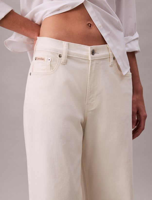 90's Loose Cotton Linen Jeans