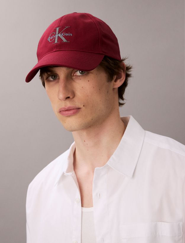 Embroidered Monogram Logo Baseball Cap