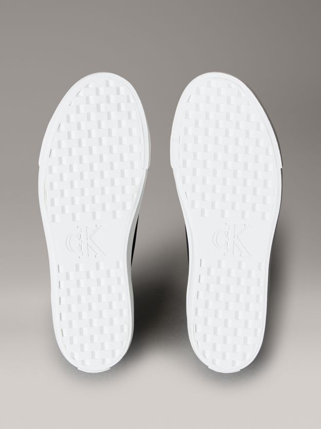 Leather Comfort Platform Trainers