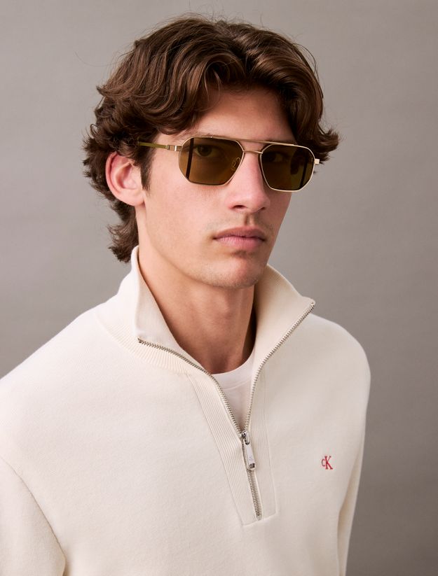 Modified Rectangle Sunglasses CKJ25202S