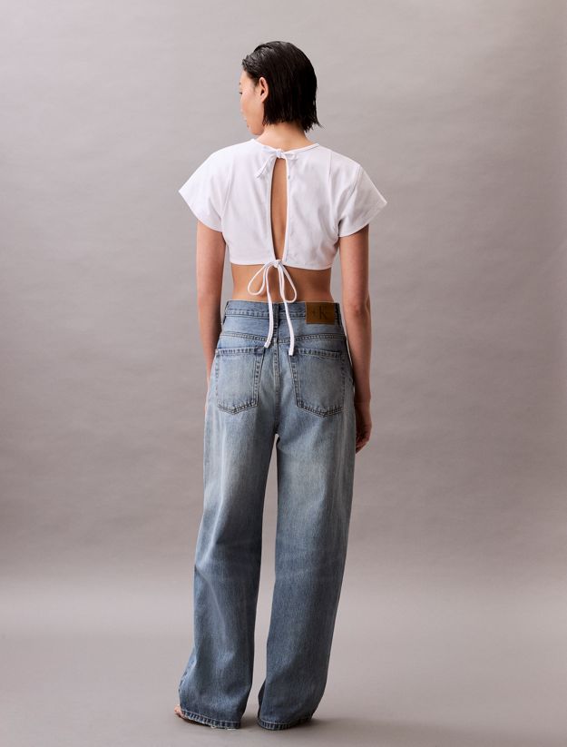 Cropped Tie-Back Top - Pride