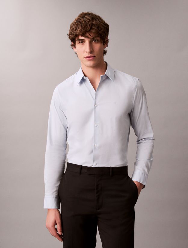 Slim Stretch Poplin Shirt