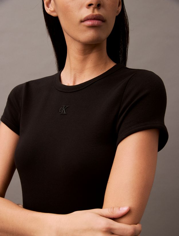 Soft Stretch Cotton T-shirt Dress