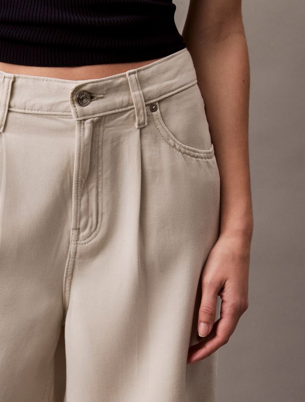 Relaxed Denim Bermuda Shorts