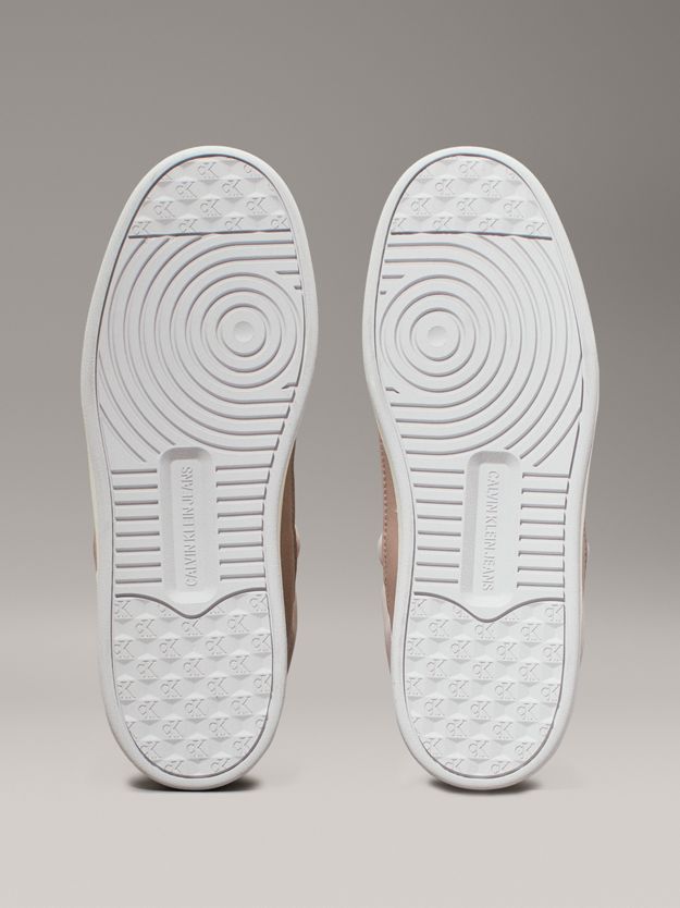 Leather High-Top Trainers