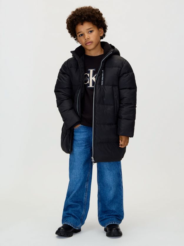 Relaxed Puffer Parka Coat