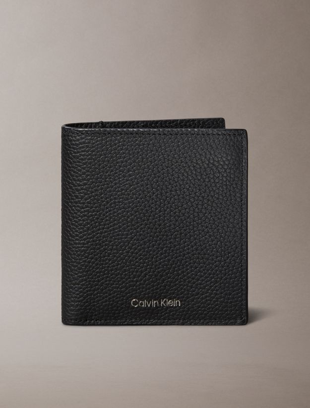 Foil Embossed Logo Slim Bifold Wallet