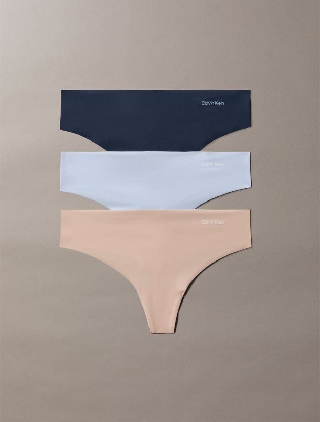 3 Pack Thongs - Invisibles