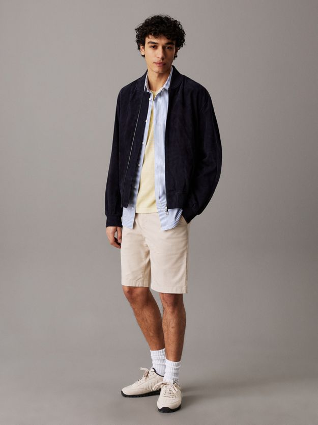 Straight Twill Chino Shorts