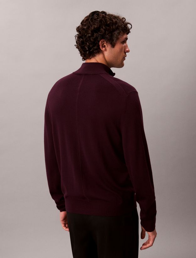 Quarter Zip Merino Jumper