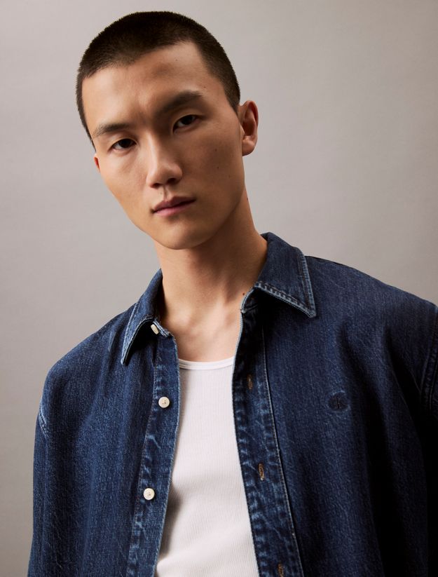 Denim Lyocell Short Sleeve Shirt