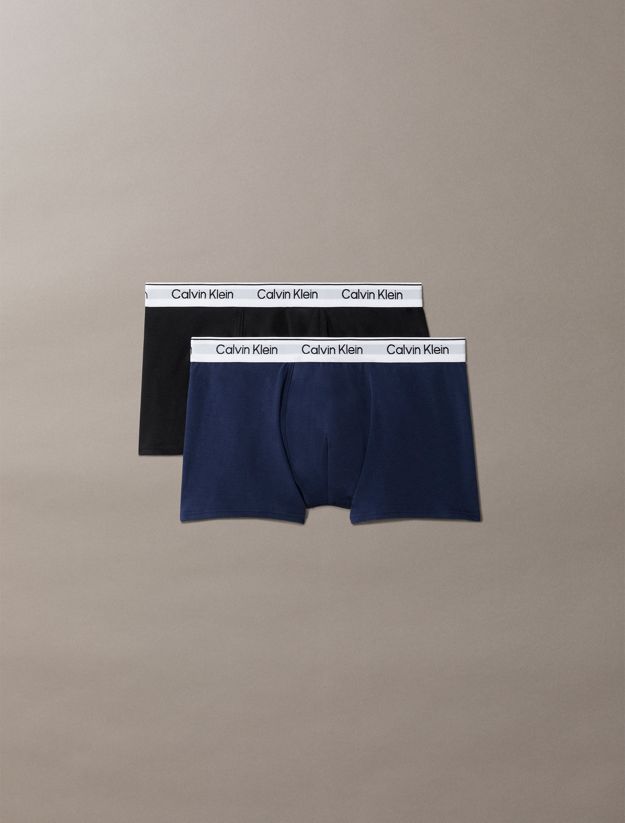 2 Pack Boys Trunks - Icon Cotton Stretch