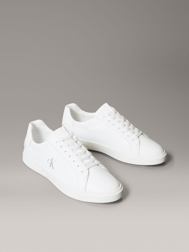 Leather Signature Logo Trainers