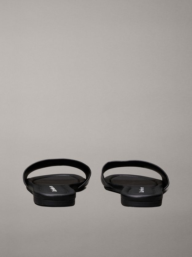 Faux Leather Sliders