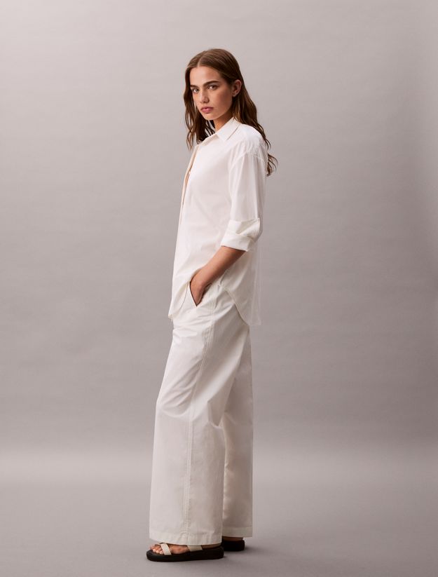 Cotton Relaxed Pants