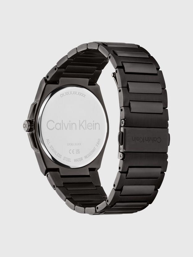 Minimal Integrated Link Bracelet Watch