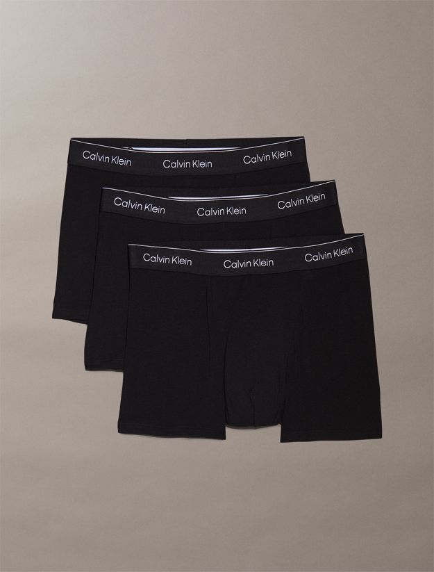 3 Pack Relaxed Dart Trunks - Icon Cotton Stretch