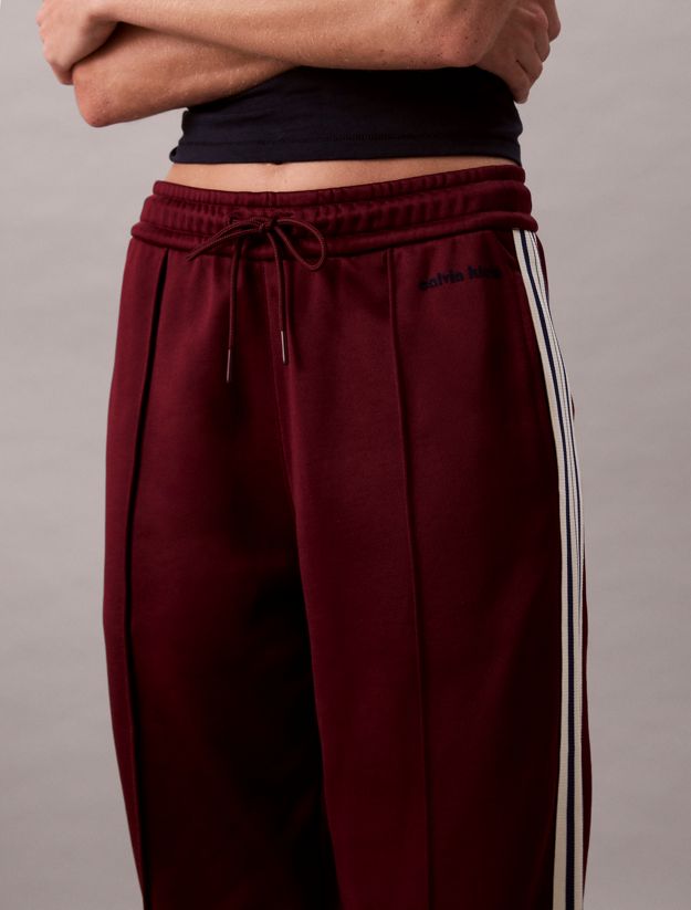 High Shine French Terry Track Pants