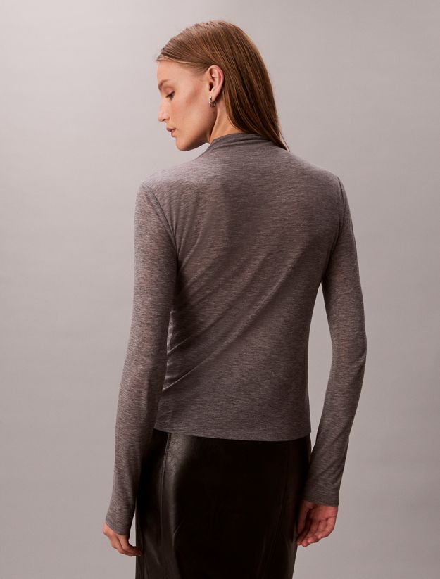 Slim Mock Neck Top