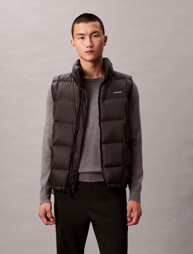 Nylon Quilted Puffer Vest