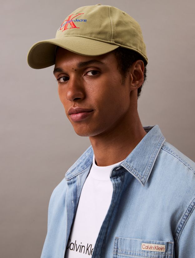 Embroidered Monogram Logo Baseball Cap