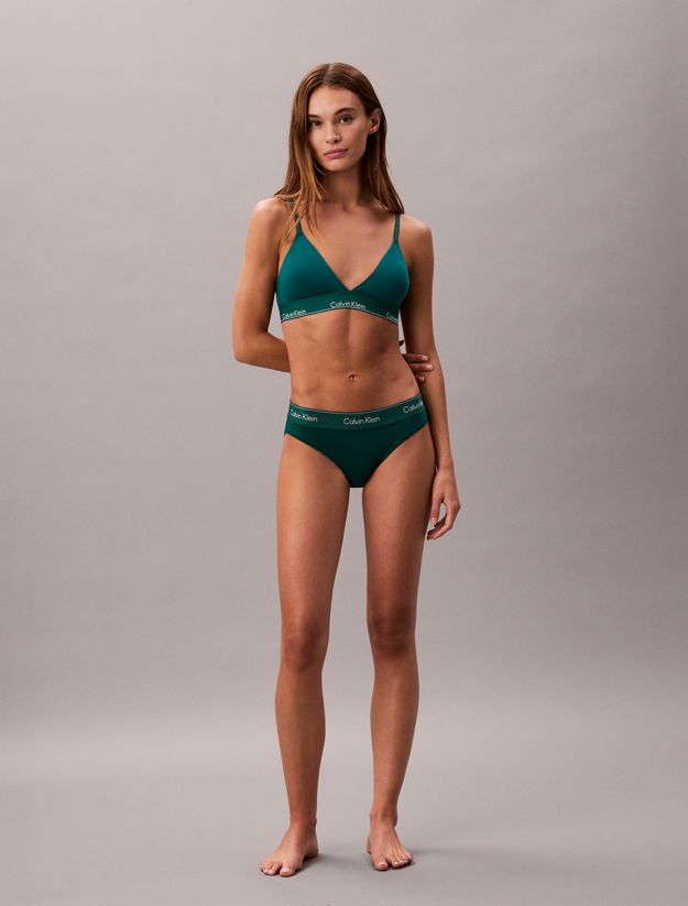 Lightly Lined Triangle Bralette - Icon Cotton Modal