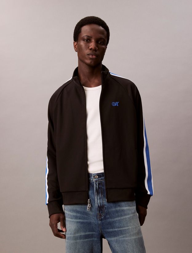 Stretch Twill Track Jacket