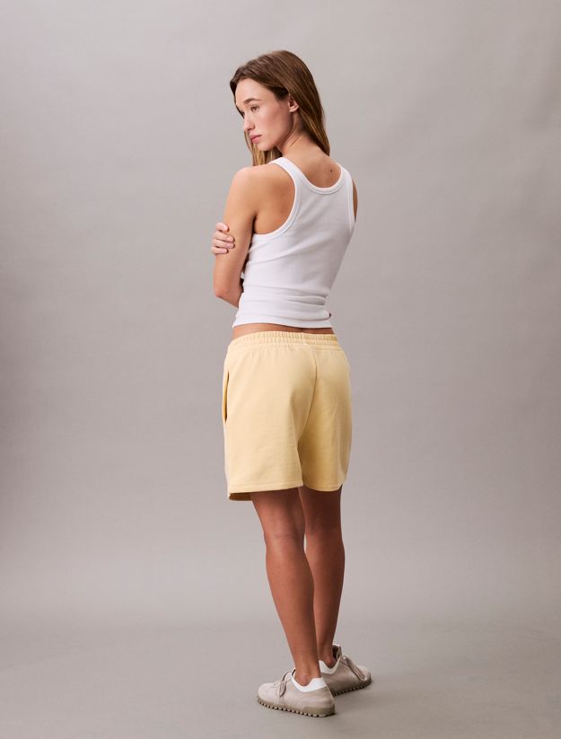 Cotton Terry Jogger Shorts