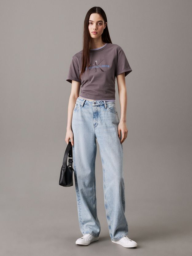 Cropped Gloss Logo T-shirt