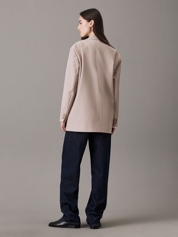 Relaxed Double-Breasted Blazer