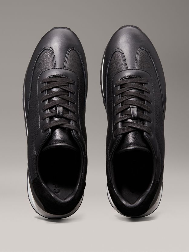 Leather Low Profile Trainers
