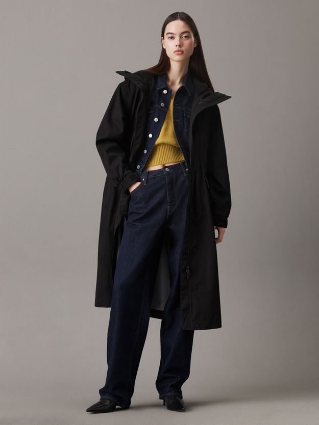 Technical Hooded Parka Coat