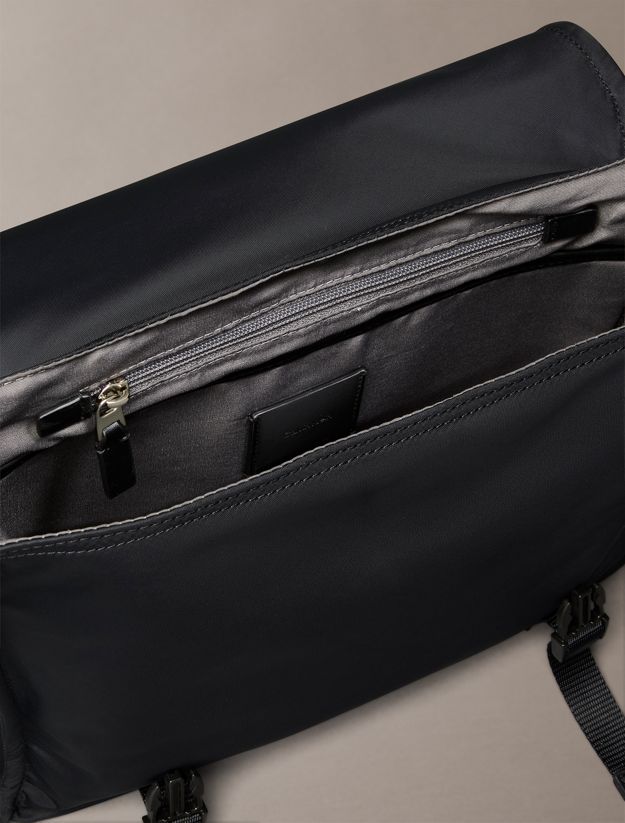 Matte Nylon Messenger Bag