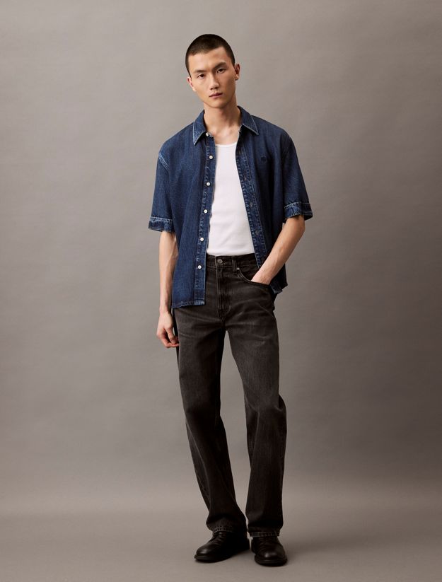 Denim Lyocell Short Sleeve Shirt