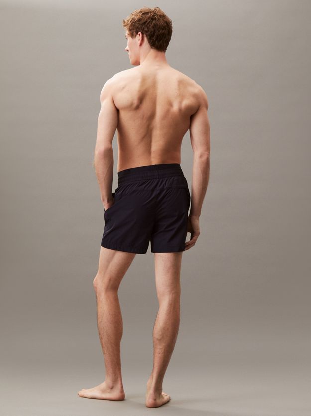 Double Waistband Swim Shorts - CK Soft Nylon